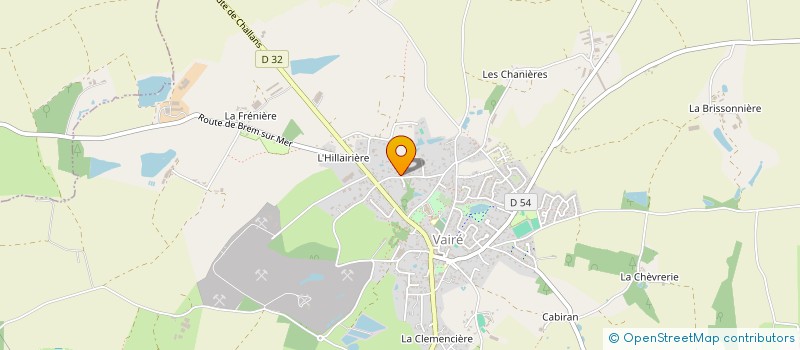 localisation de l'entreprise MONSIEUR LIONEL CARRERE  VAIRE