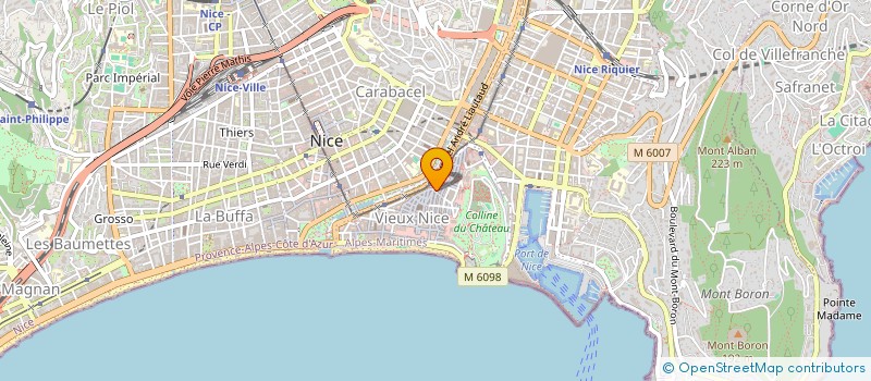 localisation de l'entreprise MONSIEUR LIONEL CASCIO  NICE