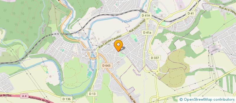 localisation de l'entreprise MONSIEUR LIONEL CASELLI  AUBOUE