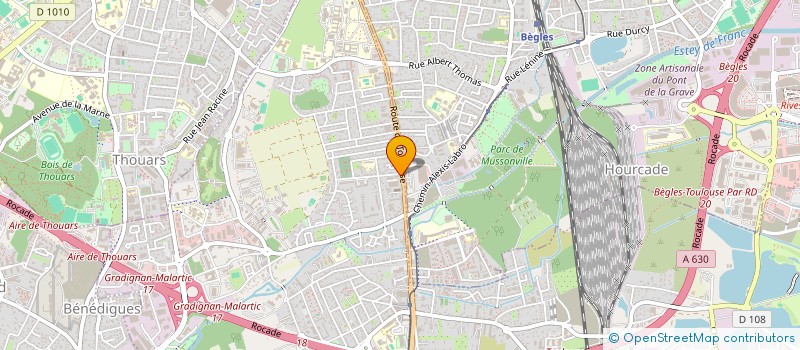 localisation de l'entreprise MONSIEUR LIONEL CASTANET  VILLENAVE-D'ORNON