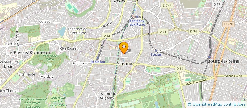 localisation de l'entreprise MONSIEUR LIONEL CAULE à SCEAUX