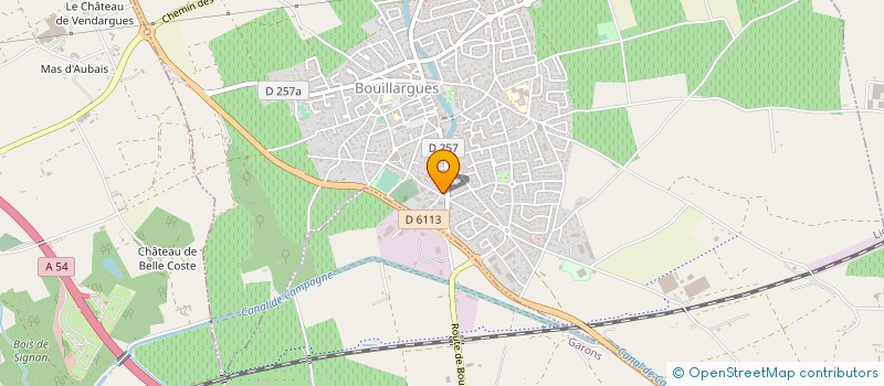 localisation de l'entreprise MONSIEUR LIONEL CAUSSE  BOUILLARGUES