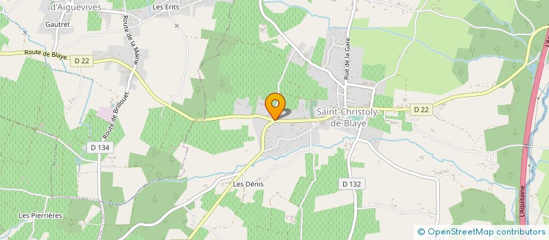localisation de l'entreprise MONSIEUR LIONEL CAZAUBON  SAINT-CHRISTOLY-DE-BLAYE