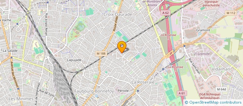 localisation de l'entreprise MONSIEUR LIONEL CHABANIS à TOULOUSE