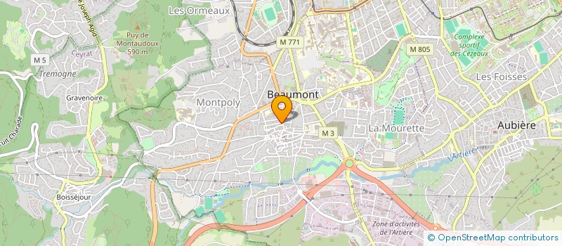 localisation de l'entreprise MONSIEUR LIONEL CHANTILLON à BEAUMONT