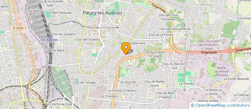 localisation de l'entreprise MONSIEUR LIONEL CHAOUAT à ORLEANS