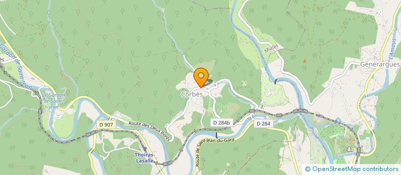 localisation de l'entreprise MONSIEUR LIONEL CHAPON  CORBES