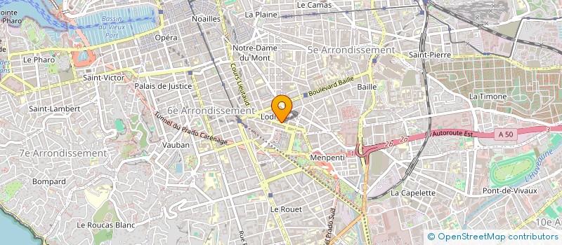 localisation de l'entreprise MONSIEUR LIONEL CHARBONNEL  MARSEILLE