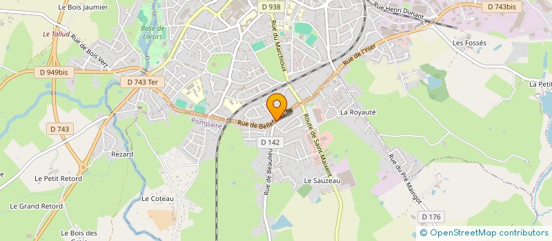 localisation de l'entreprise MONSIEUR LIONEL CHARGE à POMPAIRE