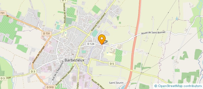 localisation de l'entreprise MONSIEUR LIONEL CHARRIER à BARBEZIEUX-SAINT-HILAIRE