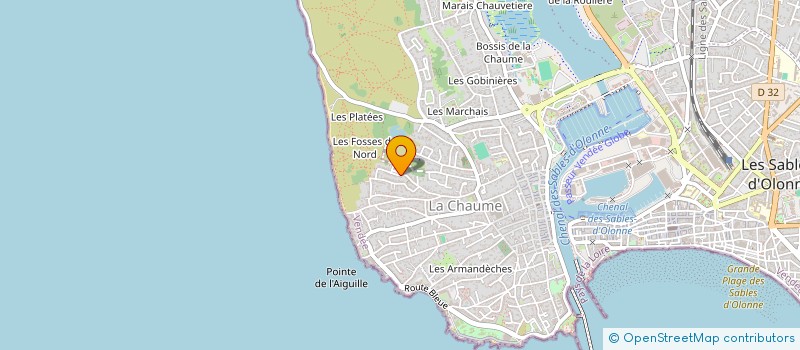 localisation de l'entreprise MONSIEUR LIONEL CHARRIER à LES SABLES D'OLONNE
