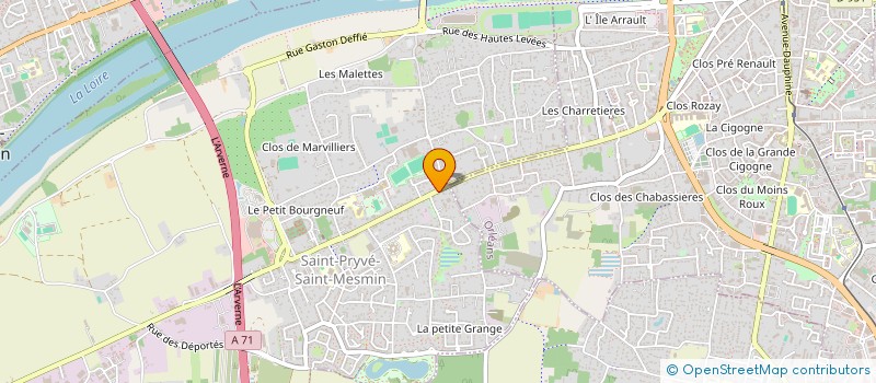 localisation de l'entreprise MONSIEUR LIONEL CHARTIER  SAINT-PRYVE-SAINT-MESMIN