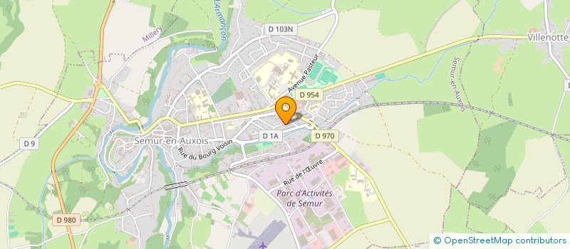 localisation de l'entreprise MONSIEUR LIONEL CHARVY à SEMUR-EN-AUXOIS