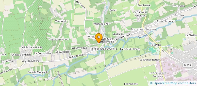 localisation de l'entreprise MONSIEUR LIONEL CHASSIER  NAZELLES-NEGRON