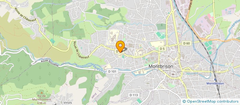 localisation de l'entreprise MONSIEUR LIONEL CHAVE  MONTBRISON
