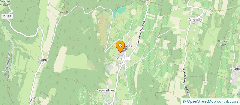 localisation de l'entreprise MONSIEUR LIONEL CHEVALIER  CRUZILLE