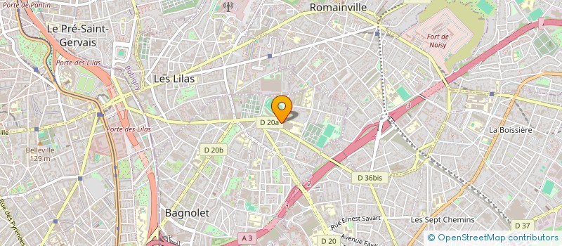 localisation de l'entreprise MONSIEUR LIONEL CHEVALLIER à BAGNOLET