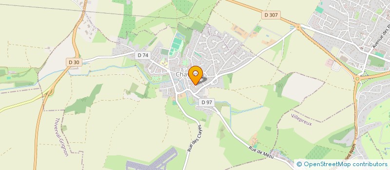 localisation de l'entreprise MONSIEUR LIONEL CHEVANCE  CHAVENAY