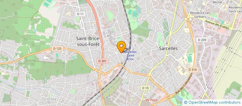 localisation de l'entreprise MONSIEUR LIONEL CHICHE  SAINT-BRICE-SOUS-FORET