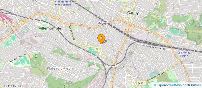 localisation de l'entreprise MONSIEUR LIONEL CHOLLET  VILLEMOMBLE