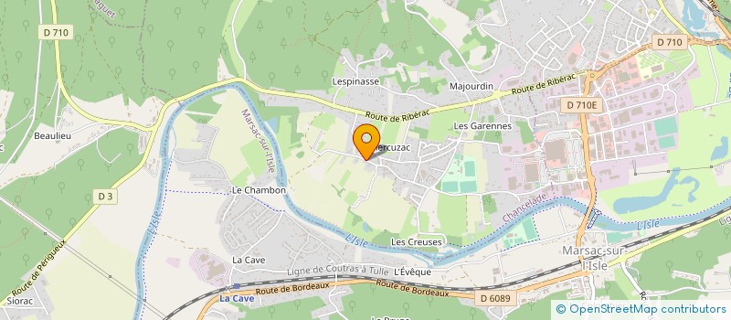 localisation de l'entreprise MONSIEUR LIONEL CHOUGNY  CHANCELADE