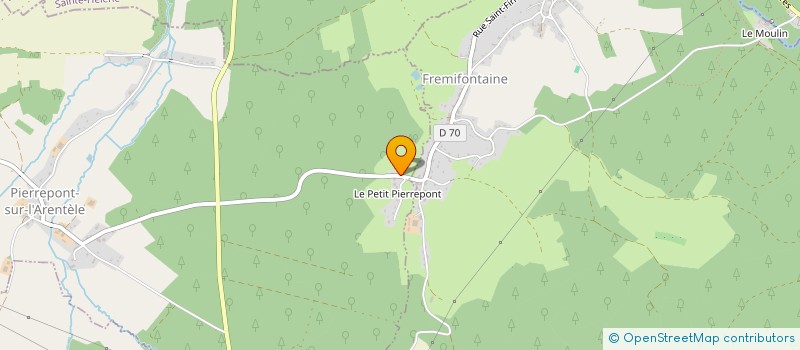 localisation de l'entreprise MONSIEUR LIONEL CLAUDEL à PIERREPONT-SUR-L'ARENTELE