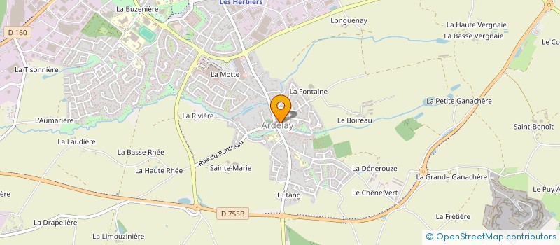 localisation de l'entreprise MONSIEUR LIONEL CLERC à LES HERBIERS