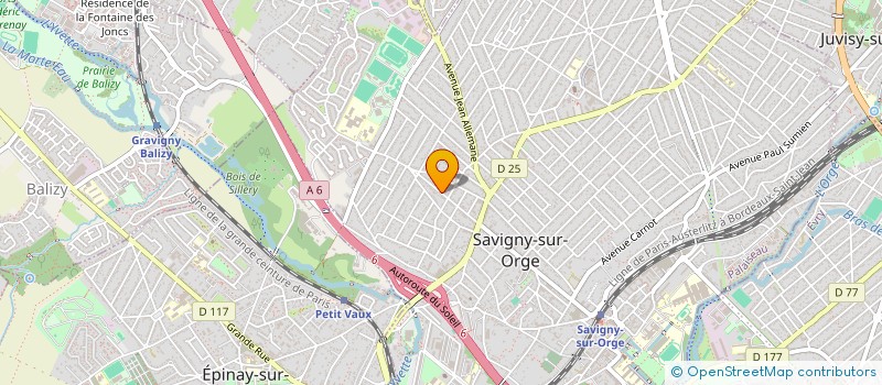 localisation de l'entreprise MONSIEUR LIONEL COFFART  SAVIGNY-SUR-ORGE