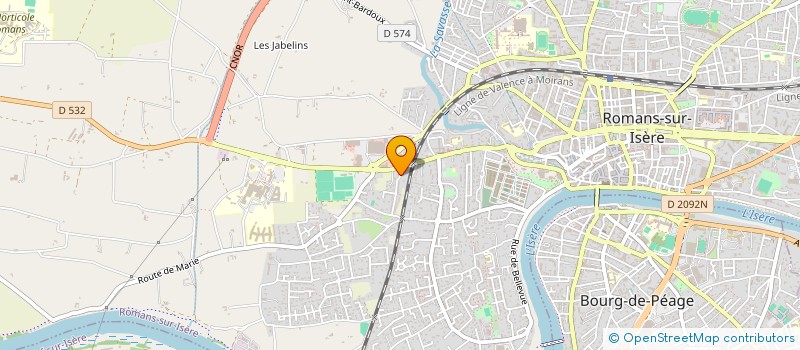 localisation de l'entreprise MONSIEUR LIONEL COGNARD  ROMANS-SUR-ISERE
