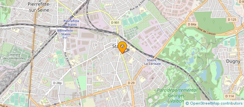 localisation de l'entreprise MONSIEUR LIONEL COHEN à STAINS