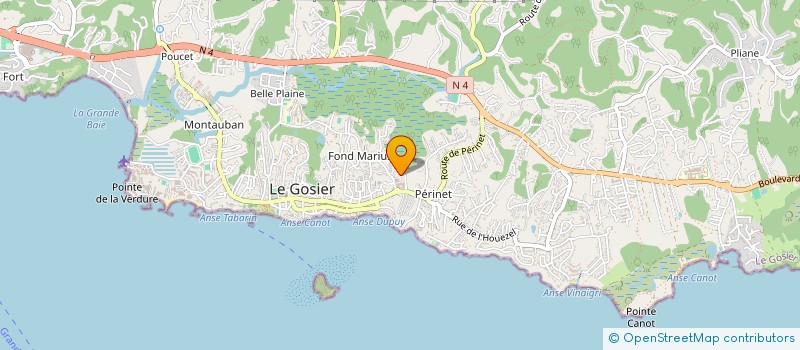 localisation de l'entreprise MONSIEUR LIONEL COHEN à LE GOSIER