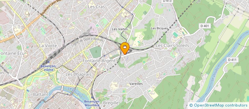 localisation de l'entreprise MONSIEUR LIONEL COLOMBANI à BESANCON