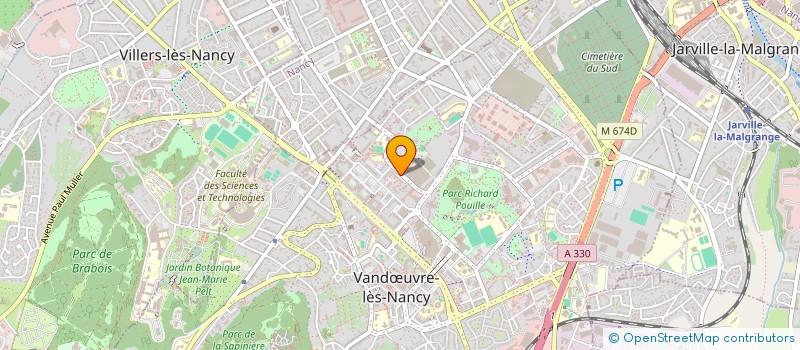 localisation de l'entreprise MONSIEUR LIONEL COMARIN  VANDUVRE-LES-NANCY