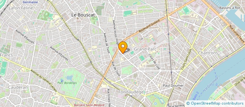 localisation de l'entreprise MONSIEUR LIONEL COMMENGE  BORDEAUX