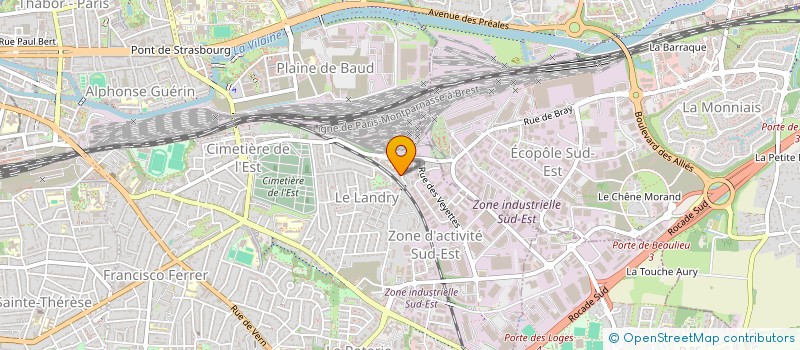 localisation de l'entreprise MONSIEUR LIONEL COMMEUREUC  RENNES