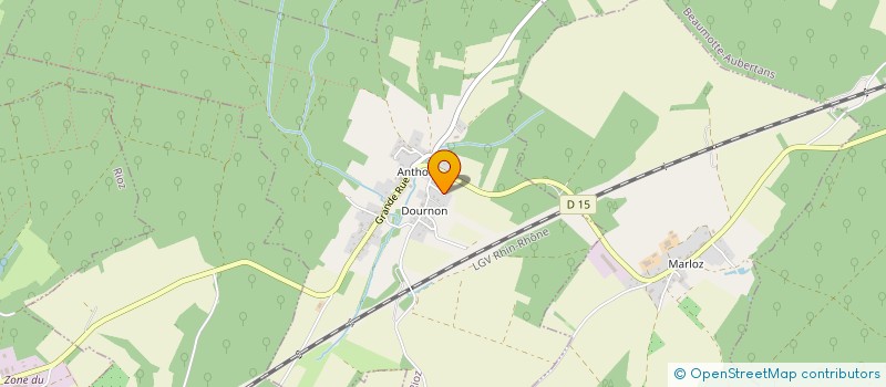 localisation de l'entreprise MONSIEUR LIONEL COMMUNOD  RIOZ