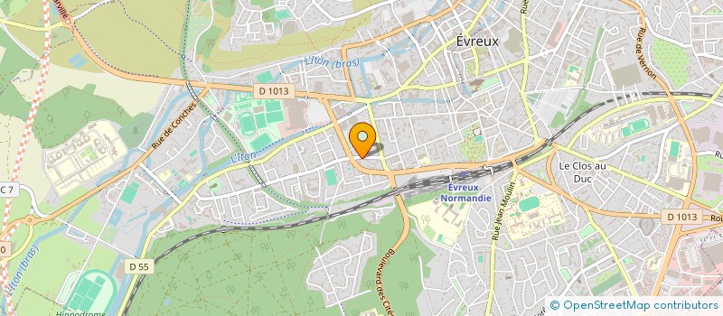 localisation de l'entreprise MONSIEUR LIONEL CONTENTIN  EVREUX