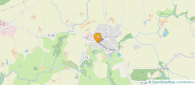 localisation de l'entreprise MONSIEUR LIONEL CORMEAU  TOUTLEMONDE