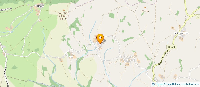 localisation de l'entreprise MONSIEUR LIONEL COSTECALDE  LE VIBAL