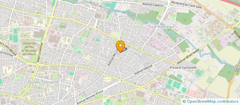localisation de l'entreprise MONSIEUR LIONEL COUCE à PAU