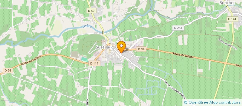 localisation de l'entreprise MONSIEUR LIONEL COULAUD  SUZE-LA-ROUSSE