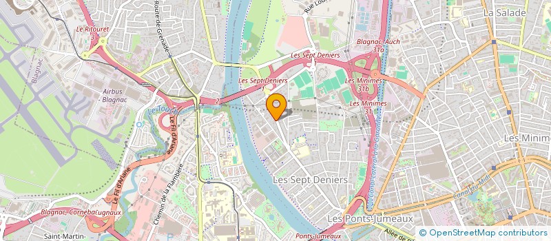 localisation de l'entreprise MONSIEUR LIONEL COURAUD à TOULOUSE