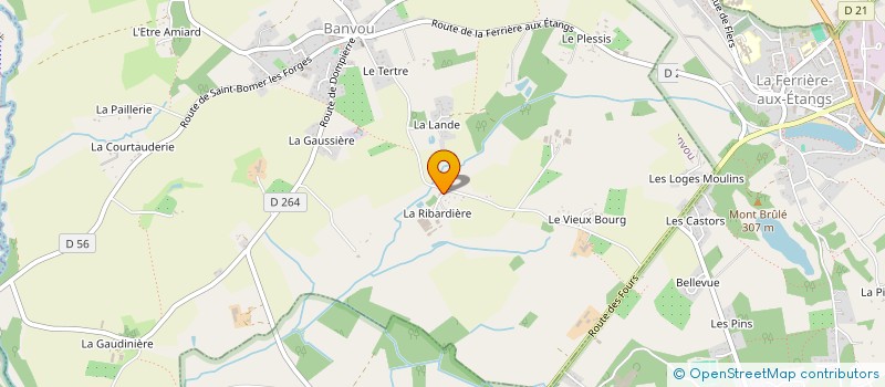localisation de l'entreprise MONSIEUR LIONEL COURTEILLE à BANVOU