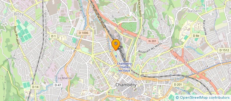 localisation de l'entreprise MONSIEUR LIONEL COURTOIS  CHAMBERY