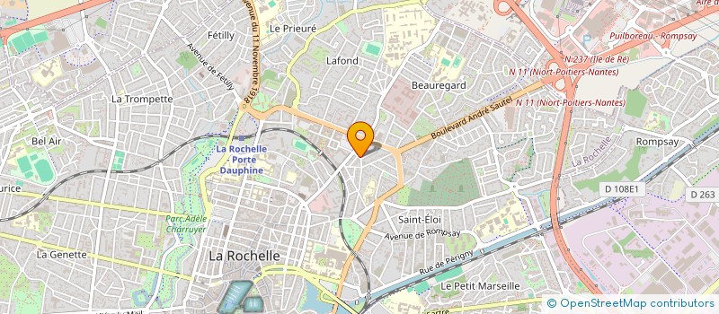 localisation de l'entreprise MONSIEUR LIONEL COUTIER  LA ROCHELLE