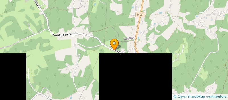 localisation de l'entreprise MONSIEUR LIONEL CRESPY  CHALAGNAC