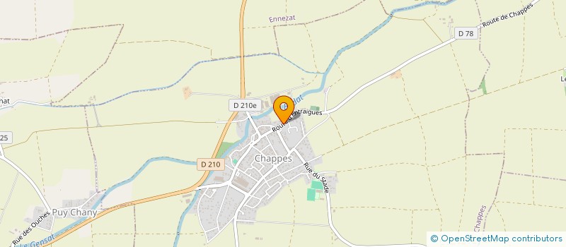 localisation de l'entreprise MONSIEUR LIONEL CROSNIER à CHAPPES