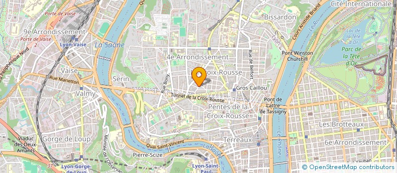 localisation de l'entreprise MONSIEUR LIONEL CUNY  LYON