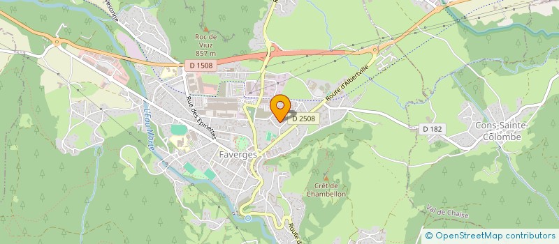 localisation de l'entreprise MONSIEUR LIONEL D ' HERDT  FAVERGES-SEYTHENEX