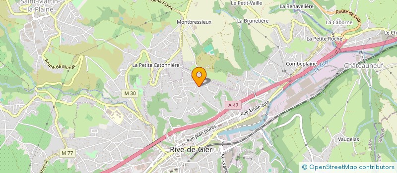 localisation de l'entreprise MONSIEUR LIONEL DA COSTA  RIVE-DE-GIER